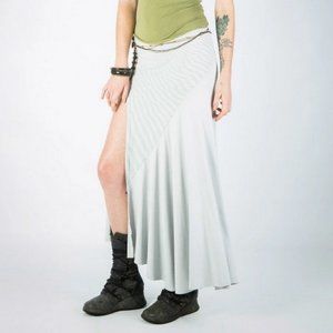 Fairy Floss Sand Dune Maxi Skirt Side Slit
